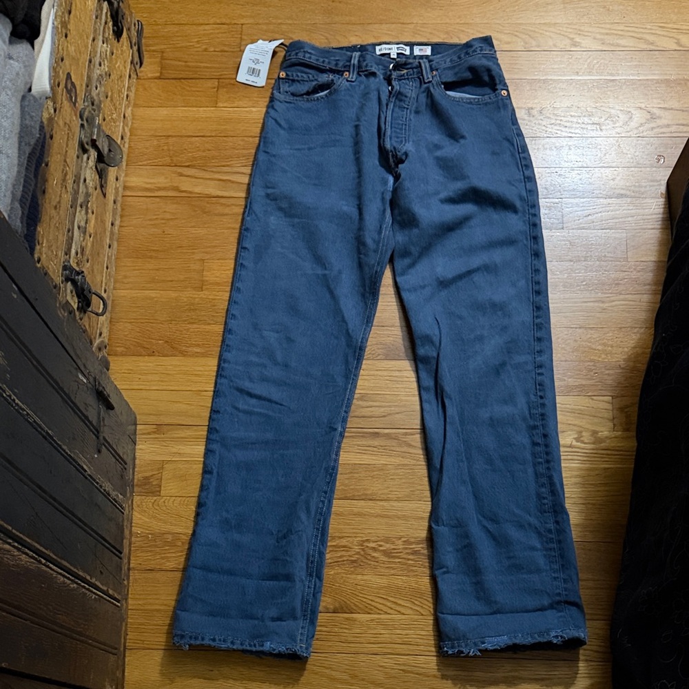 NWT RE/DONE Levi’s  straight ooak Denim